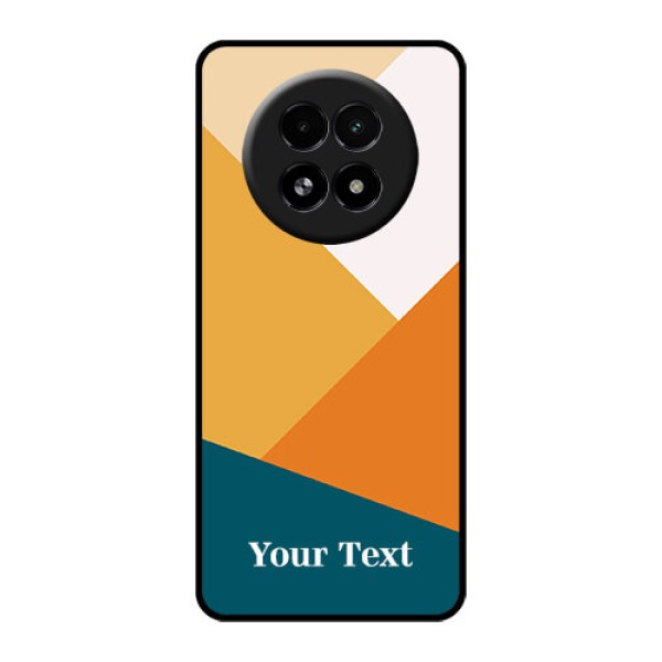 Realme 13 5G Custom Glass Phone Case - Stacked Multi - Colour Design