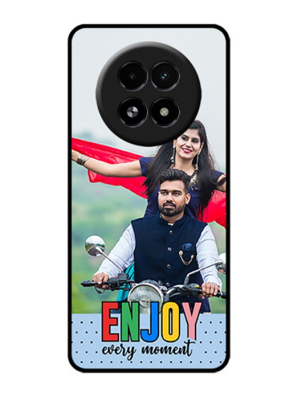 Custom Realme 13 5G Custom Glass Phone Case - Enjoy Every Moment Design