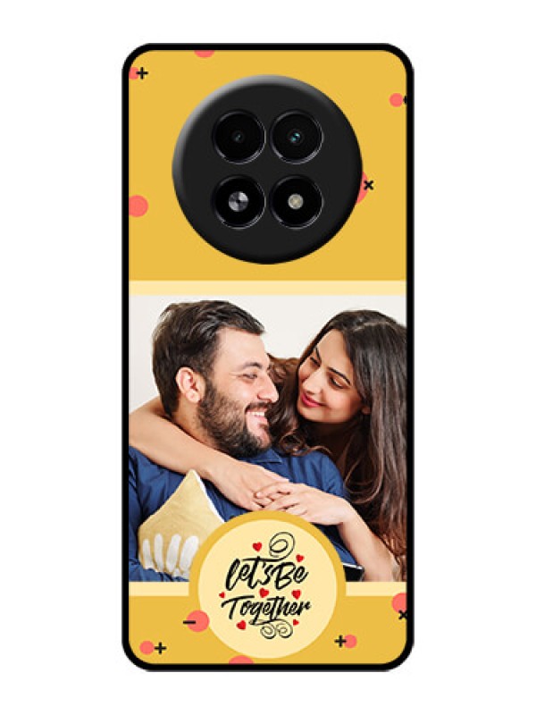 Custom Realme 13 5G Custom Glass Phone Case - Lets Be Together Design