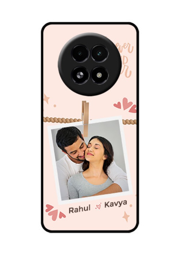 Realme 13 5G Custom Glass Phone Case - Forever And Ever Love Design
