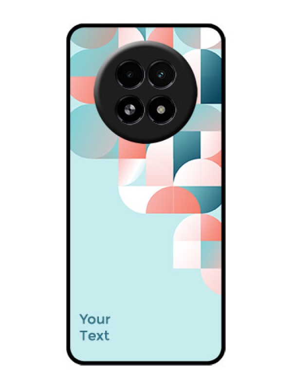 Custom Realme 13 5G Custom Glass Phone Case - Stylish Semi - Circle Pattern Design