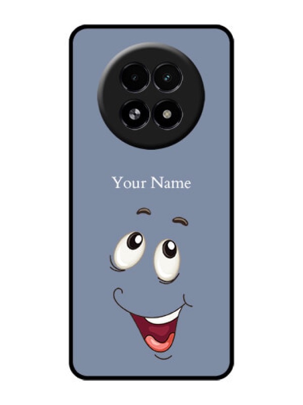 Custom Realme 13 5G Custom Glass Phone Case - Laughing Cartoon Face Design