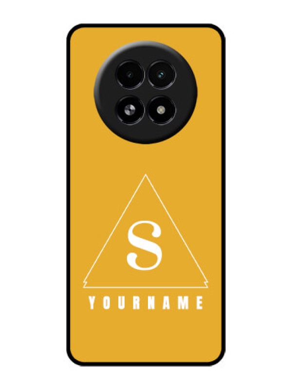 Custom Realme 13 5G Custom Glass Phone Case - Simple Triangle Design