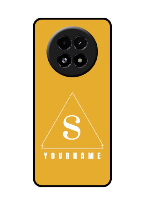 Realme 13 5G Custom Glass Phone Case - Simple Triangle Design