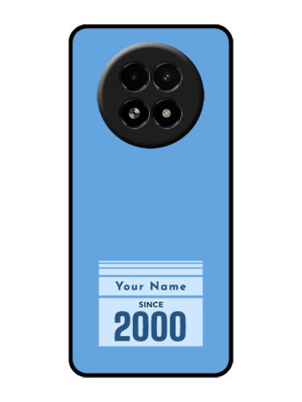Custom Realme 13 5G Custom Glass Phone Case - Custom Year Of Birth Design