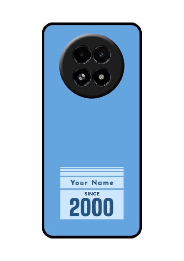 Realme 13 5G Custom Glass Phone Case - Custom Year Of Birth Design
