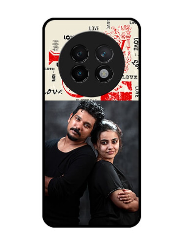 Custom Realme 13 Plus 5G Custom Glass Phone CaseTrendy Love Design Case