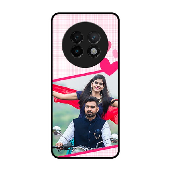 Realme 13 Plus 5G Custom Glass Phone CaseLove Shape Heart Design