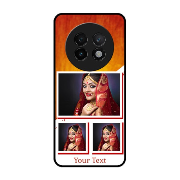 Realme 13 Plus 5G Custom Glass Phone CaseWedding Memories Design