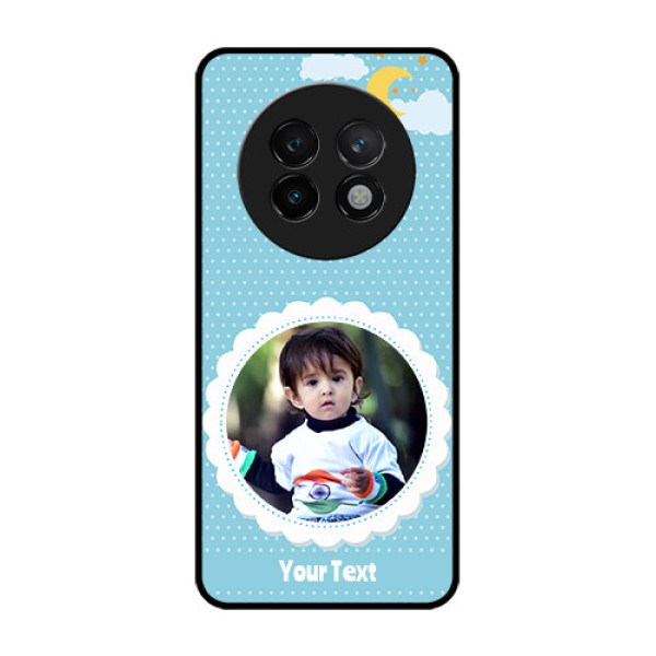 Realme 13 Plus 5G Custom Glass Phone CaseViolet Pattern Design