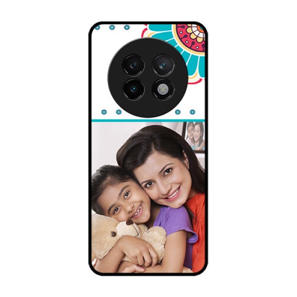 Realme 13 Plus 5G Custom Glass Phone CaseFlower Design