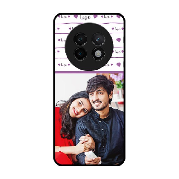 Realme 13 Plus 5G Custom Glass Phone CaseCouples Heart Design