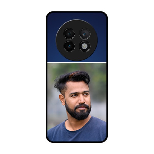Realme 13 Plus 5G Custom Glass Phone CaseSimple Royal Blue Design Realme 13 Plus 5G Custom Glass Phone CaseSimple Royal Blue Design