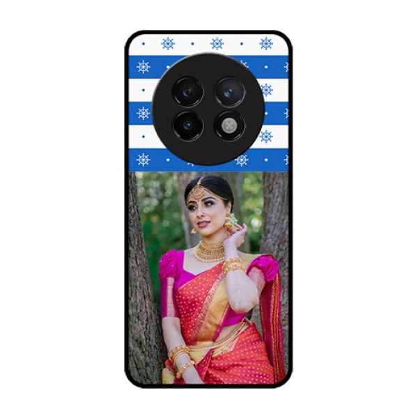 Realme 13 Plus 5G Custom Glass Phone CaseSnow Pattern Design