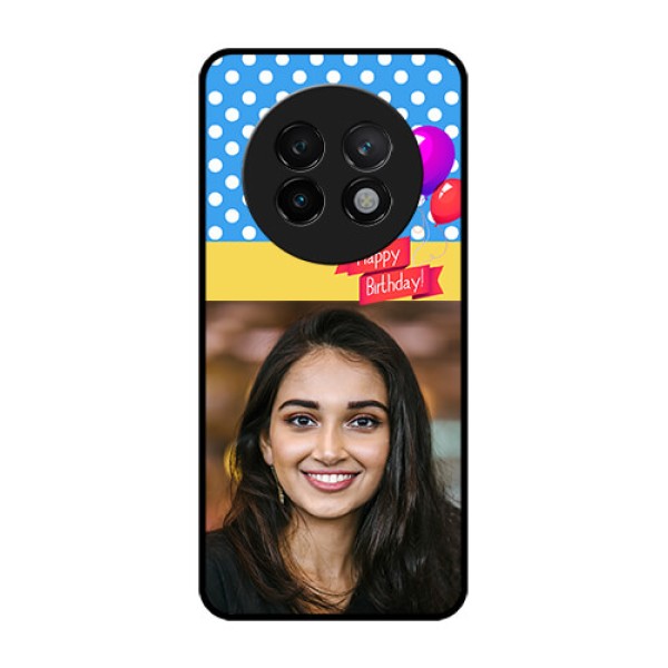 Realme 13 Plus 5G Custom Glass Phone CaseHappy Birthday Design