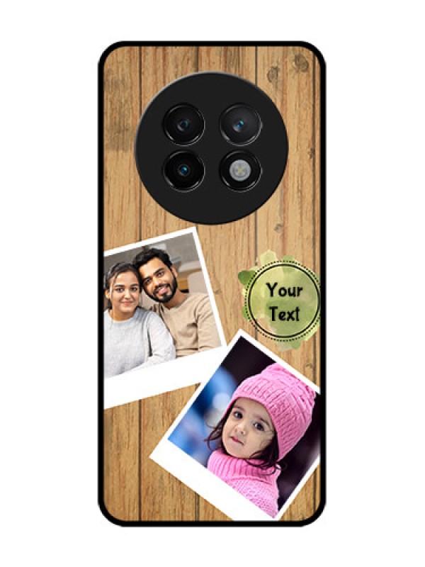 Custom Realme 13 Plus 5G Custom Glass Phone CaseWooden Texture Design