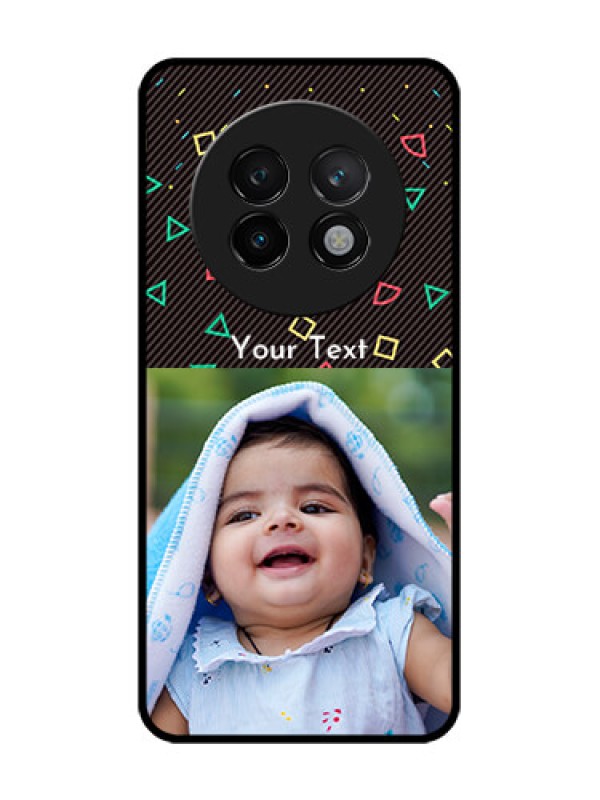 Custom Realme 13 Plus 5G Custom Glass Phone CaseWith Confetti Birthday Design