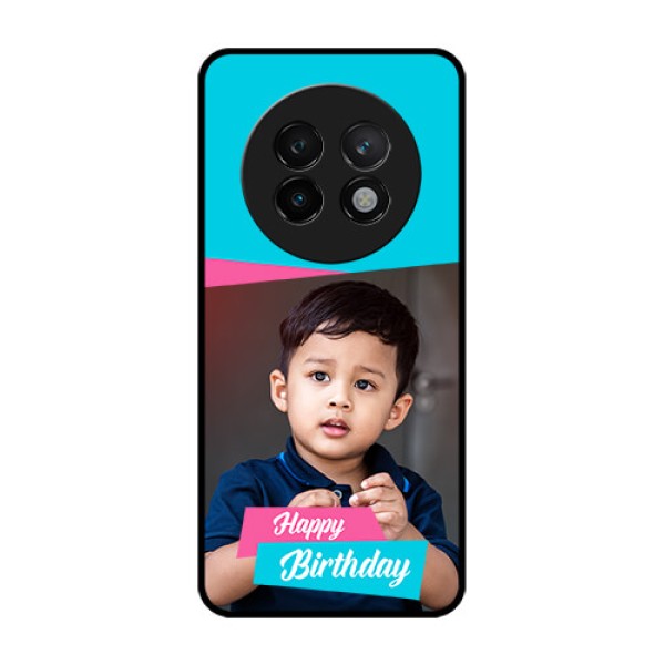 Realme 13 Plus 5G Custom Glass Phone CaseImage Holder With 2 Color Design