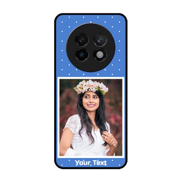 Realme 13 Plus 5G Custom Glass Phone CasePolka Dots Design