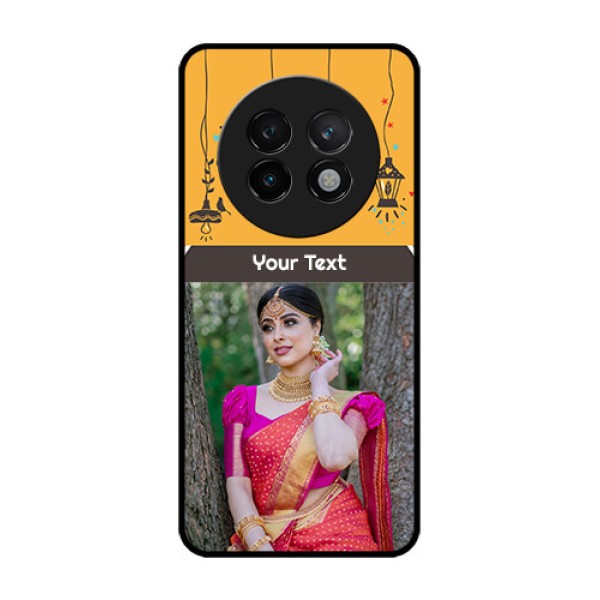 Realme 13 Plus 5G Custom Glass Phone CaseWith Family Picture And Icons