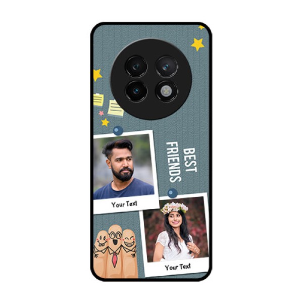 Realme 13 Plus 5G Custom Glass Phone CaseSticky Frames And Friendship Design Realme 13 Plus 5G Custom Glass Phone CaseSticky Frames And Friendship Design