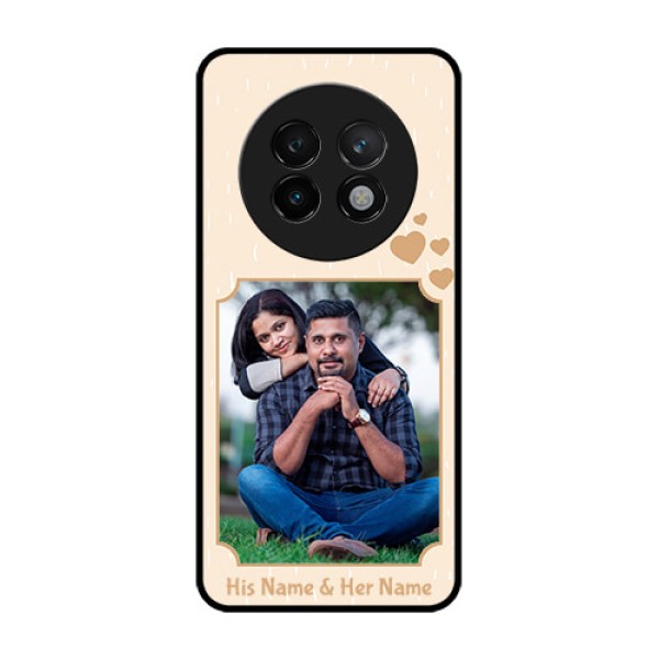 Realme 13 Plus 5G Custom Glass Phone CaseWith Confetti Love Design