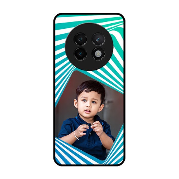 Realme 13 Plus 5G Custom Glass Phone CaseAbstract Spiral Design