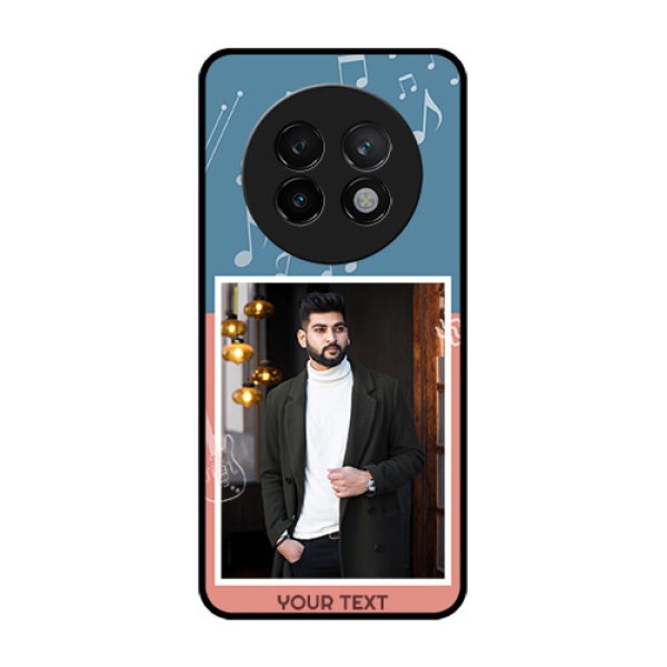 Realme 13 Plus 5G Custom Glass Phone CaseWith Color Musical Note Design Realme 13 Plus 5G Custom Glass Phone CaseWith Color Musical Note Design