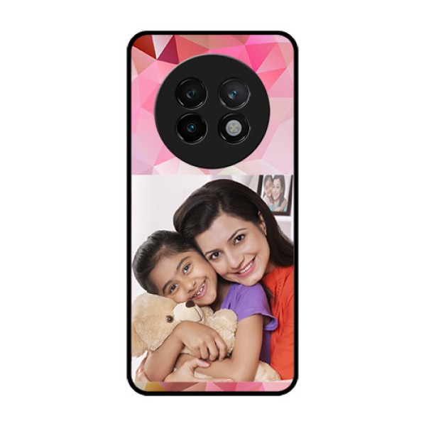 Realme 13 Plus 5G Custom Glass Phone CaseAbstract Triangle Design