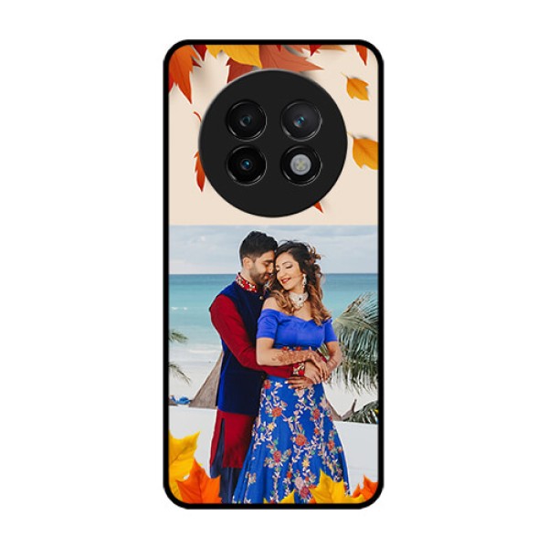 Realme 13 Plus 5G Custom Glass Phone CaseAutumn Maple Leaves Design Realme 13 Plus 5G Custom Glass Phone CaseAutumn Maple Leaves Design