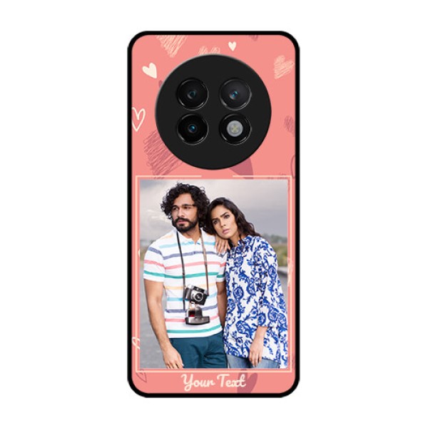 Realme 13 Plus 5G Custom Glass Phone CaseLove Doodle Art Design
