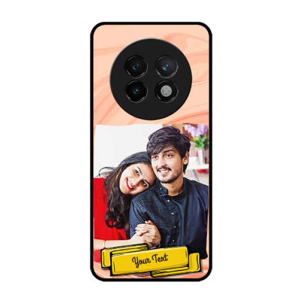 Realme 13 Plus 5G Custom Glass Phone CaseMarble Texture Design