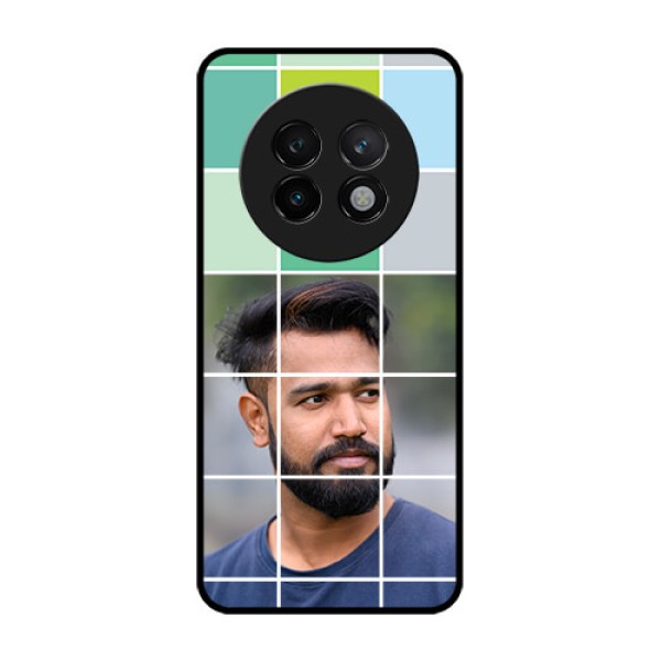 Realme 13 Plus 5G Custom Glass Phone CaseWith White Box Pattern