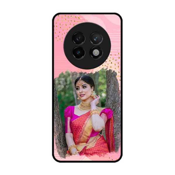 Realme 13 Plus 5G Custom Glass Phone CaseGold Glitter Splash Design Realme 13 Plus 5G Custom Glass Phone CaseGold Glitter Splash Design