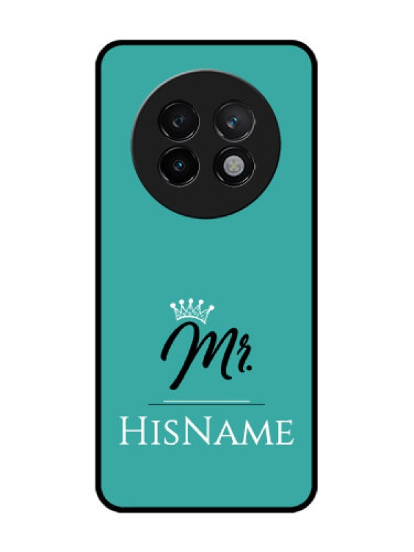 Custom Realme 13 Plus 5G Custom Glass Phone CaseMr With Name Design