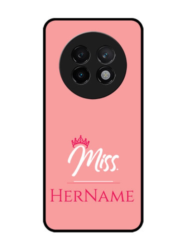 Custom Realme 13 Plus 5G Custom Glass Phone CaseMrs With Name Design