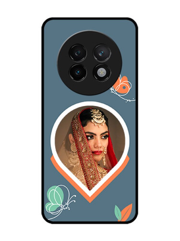 Custom Realme 13 Plus 5G Custom Glass Phone CaseDroplet Butterflies Design