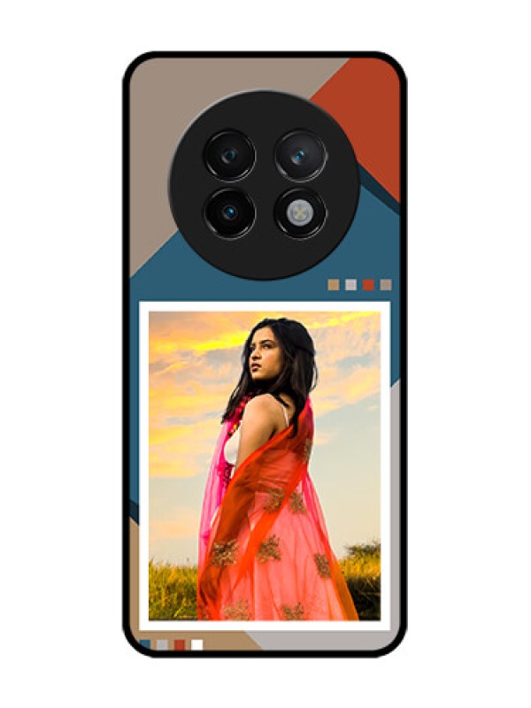 Custom Realme 13 Plus 5G Custom Glass Phone CaseRetro Color Pallet Design