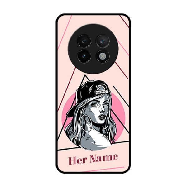 Realme 13 Plus 5G Custom Glass Phone CaseRockstar Girl Design