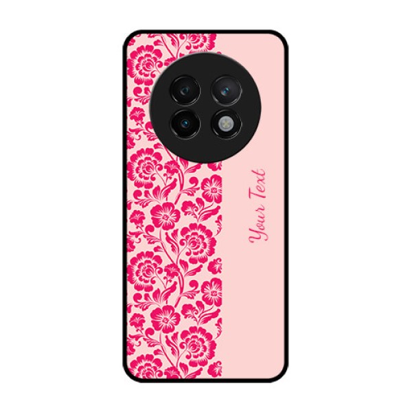 Realme 13 Plus 5G Custom Glass Phone CaseAttractive Floral Pattern Design Realme 13 Plus 5G Custom Glass Phone CaseAttractive Floral Pattern Design