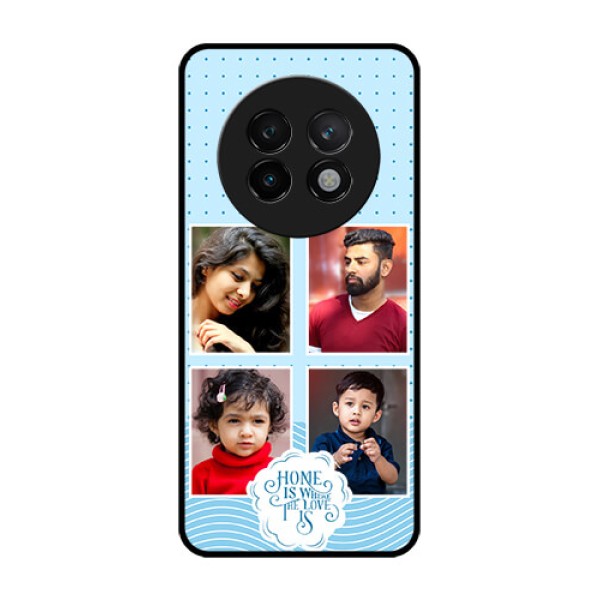Realme 13 Plus 5G Custom Glass Phone CaseCute Love Quote With 4 Pic Upload Design Realme 13 Plus 5G Custom Glass Phone CaseCute Love Quote With 4 Pic Upload Design