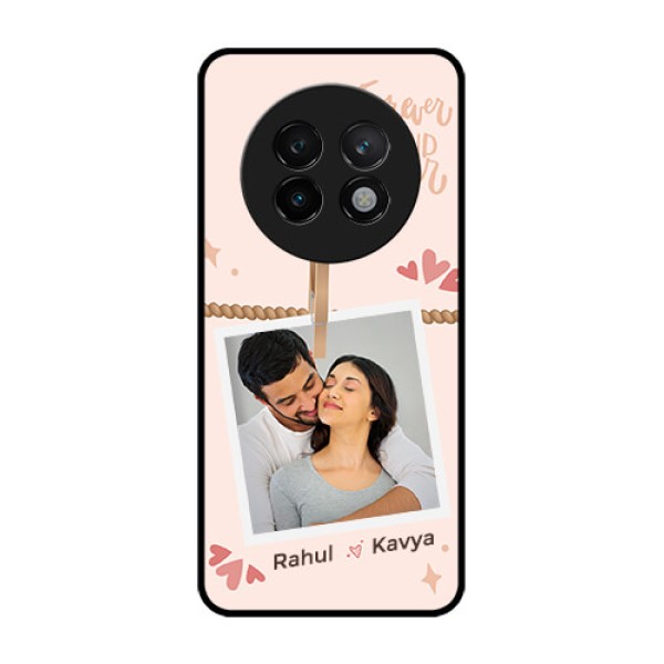 Realme 13 Plus 5G Custom Glass Phone CaseForever And Ever Love Design Realme 13 Plus 5G Custom Glass Phone CaseForever And Ever Love Design