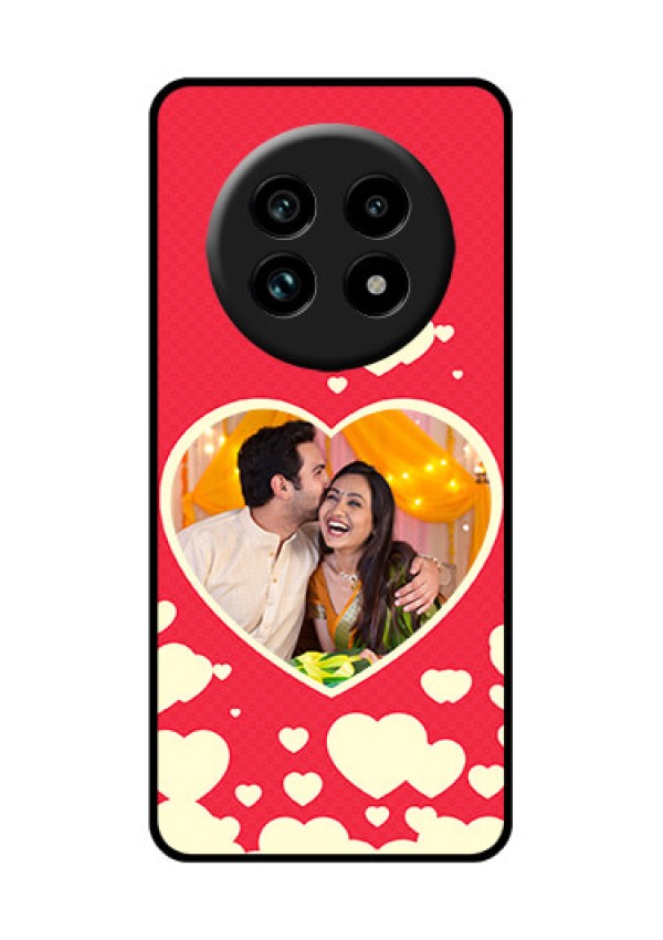 Realme 13 Pro 5G Custom Glass Phone Case - Love Symbols Phone Cover Design