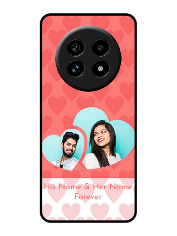 Custom Realme 13 Pro 5G Custom Glass Phone Case - Couple Pic Upload Design