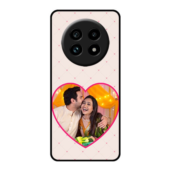 Realme 13 Pro 5G Custom Glass Phone Case - Heart Shape Design