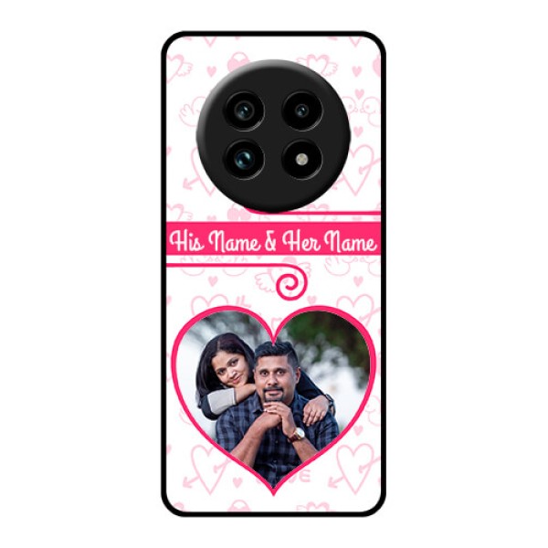 Realme 13 Pro 5G Custom Glass Phone Case - Heart Shape Love Design