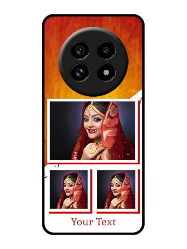 Custom Realme 13 Pro 5G Custom Glass Phone Case - Wedding Memories Design