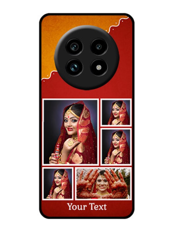 Custom Realme 13 Pro 5G Custom Glass Phone Case - Wedding Pic Upload Design