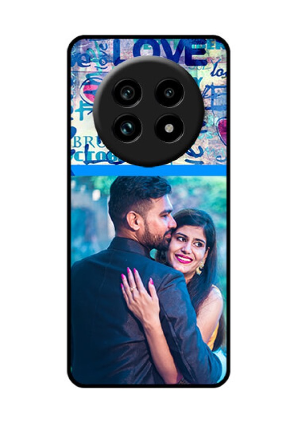 Realme 13 Pro 5G Custom Glass Phone Case - Colorful Love Design