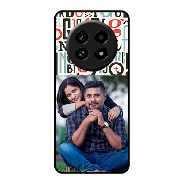 Realme 13 Pro 5G Custom Glass Phone Case - Alphabet Design